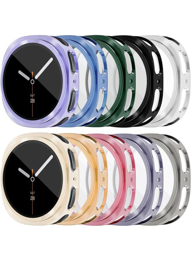 RICHONE [10 Pack] Compatible with Samsung Galaxy Watch 8 44mm Screen Protector Case, Soft TPU Protective Face Covers Flexible Bumper Accessories for Galaxy 8 Watch 44MM for Women Men - Image 1