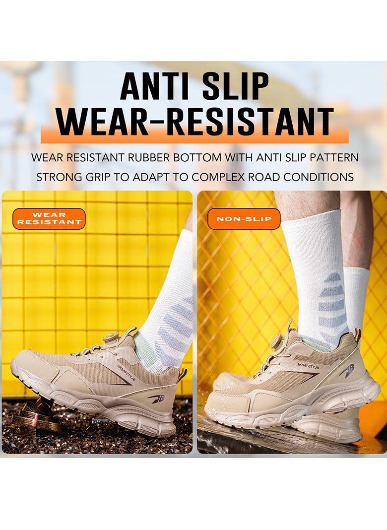 Verci - Mens Work Safety Shoes Lightweight Indestructible Steel Toe Cap Sneakers (43 EUR) - Image 1