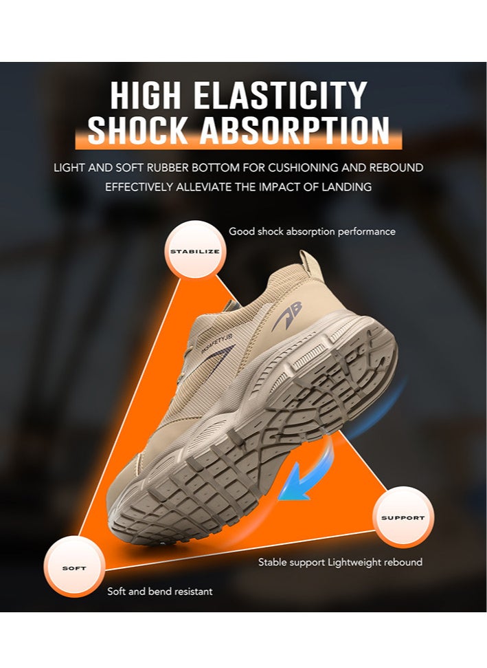 Verci - Mens Work Safety Shoes Lightweight Indestructible Steel Toe Cap Sneakers (43 EUR) - Image 1