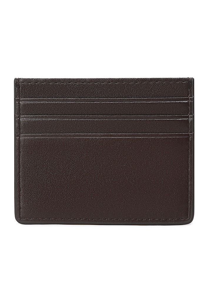 RAHALA - RA109 Genuine Leather Multiple Card Slots Casual Slim Wallet - Brown - Image 1