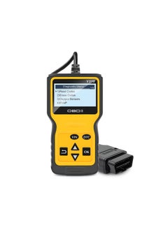 SYOSI Scanner Code Reader OBD2, for Car Check Engine, Automotive CAN Diagnostic Tool, Read and Erase Fault Codes, Check Emission Monitor Status, Universal for All OBD II Protocol Cars After 1996  - Image 1