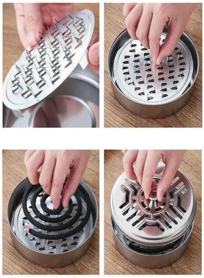 Stainless steel mosquito coil holder, 1 piece - Image 5