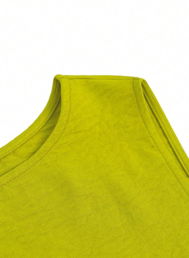 Take Two Green Sleeveless Top And Wide-Leg Trousers - Image 3