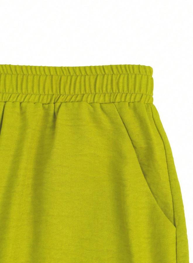 Take Two Green Sleeveless Top And Wide-Leg Trousers - Image 5