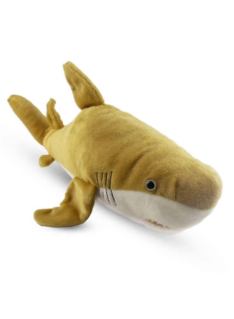 MAD TOYS Sand Tiger Shark Cuddly Plush Animal Soft Toys Cute Sea Creature Plushy for 1+ Year - Image 1