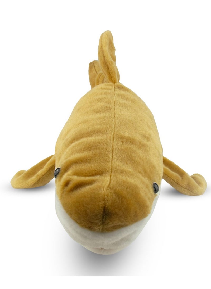 MAD TOYS Sand Tiger Shark Cuddly Plush Animal Soft Toys Cute Sea Creature Plushy for 1+ Year - Image 3