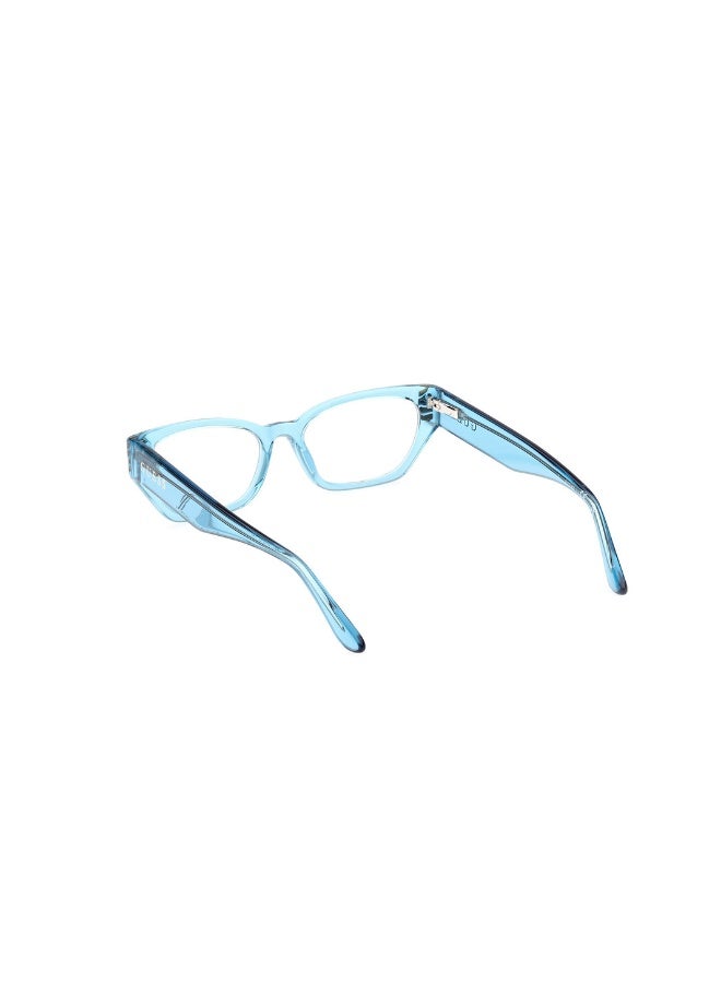 GUESS Gu2967 Cat Acetate Frames For Women Size 51, Blue - Image 3