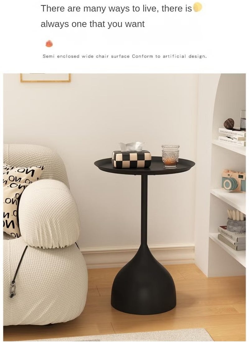 2-piece Coffee Table, Nordic Sofa Side Decoration Retro Metal Side Table, Suitable for Living Room, Bedroom, Terrace