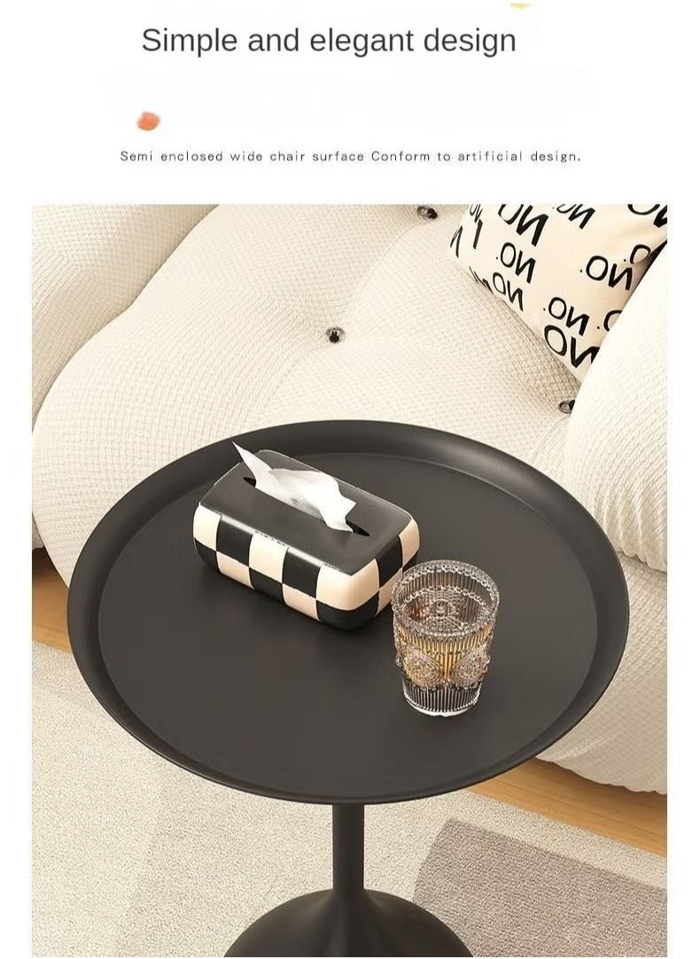 2-piece Coffee Table, Nordic Sofa Side Decoration Retro Metal Side Table, Suitable for Living Room, Bedroom, Terrace