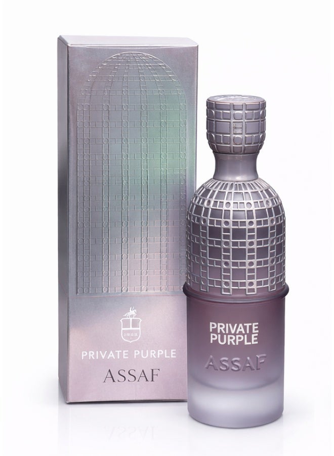 عساف عطر أساف برايفت بيربل أو دو بارفان – 100 مل - Image 1