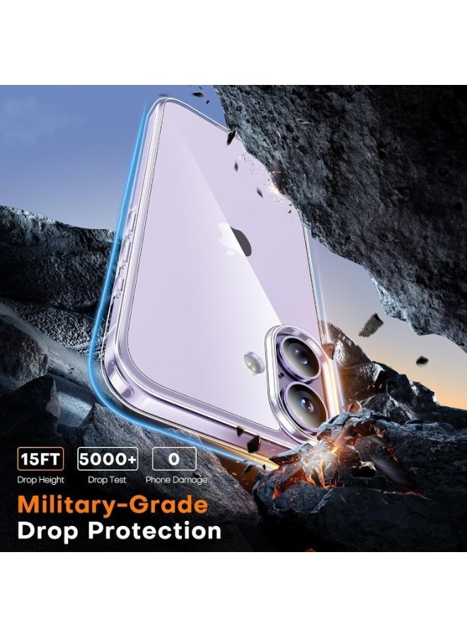 اس-توب جراب شفاف لموبايل ايفون 17 - حماية من السقوط ومقاوم للخدش، مضاد للاصفرار مع طبقة حماية مزدوجة وتصميم نحيف وشفاف - Image 3