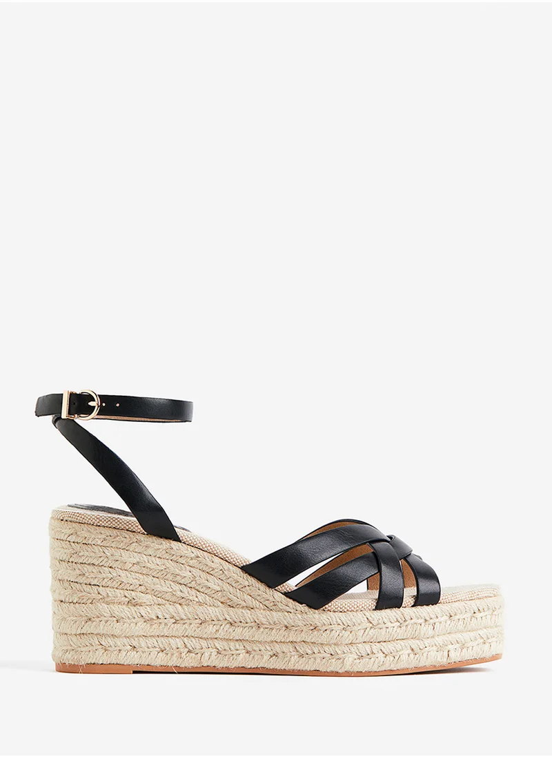 H&M Wedge-Heeled Espadrilles