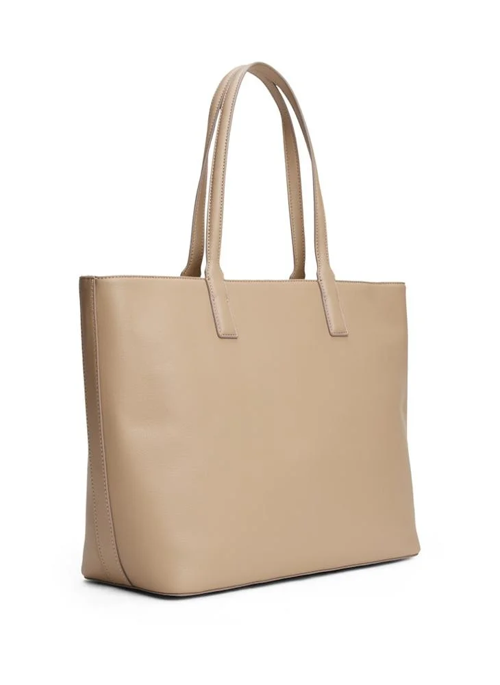 TOMMY HILFIGER Logo Detailed Zip Through Tote