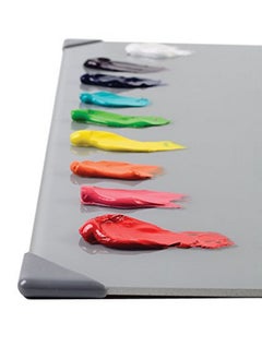 New wave Posh Glass Artist Palette Neutral Grey 16 X 20 Inches Paint Palette Painting Palette Glass Palette For Use With All Art Media Oil Paint Palette Made In Usa  - Image 3