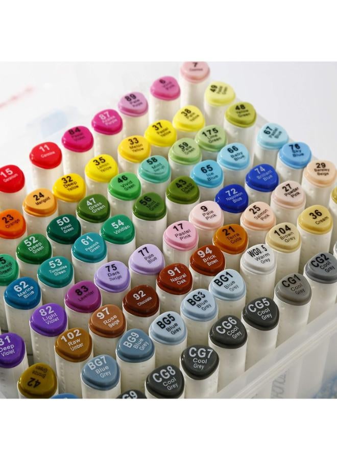 48‑Color Dual‑Tip Art Marker Set for Drawing & Sketching - Image 1