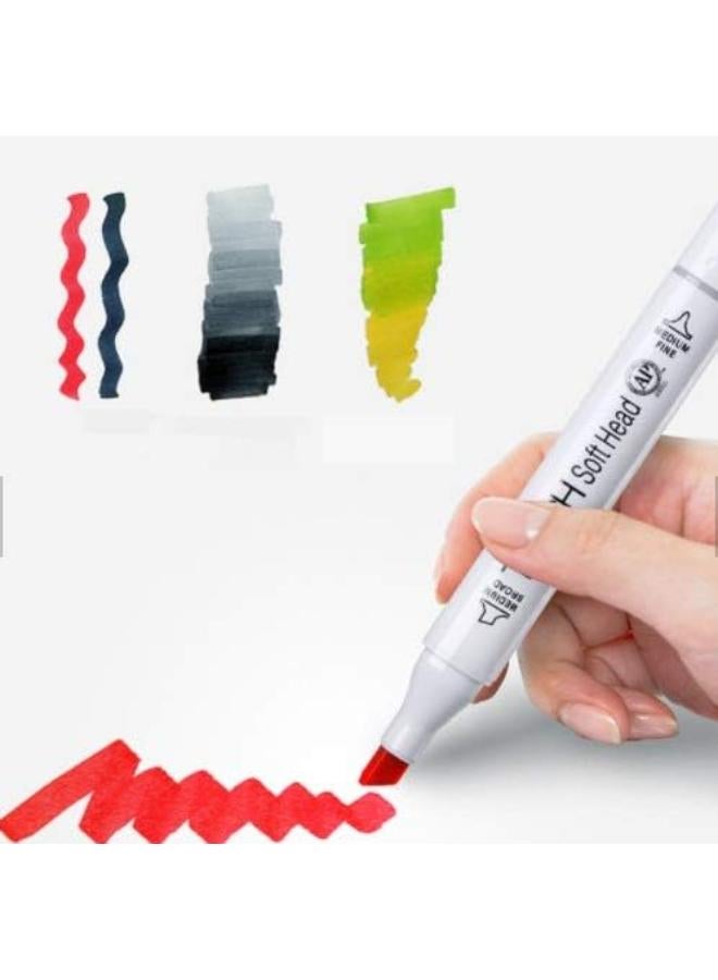 48‑Color Dual‑Tip Art Marker Set for Drawing & Sketching - Image 4