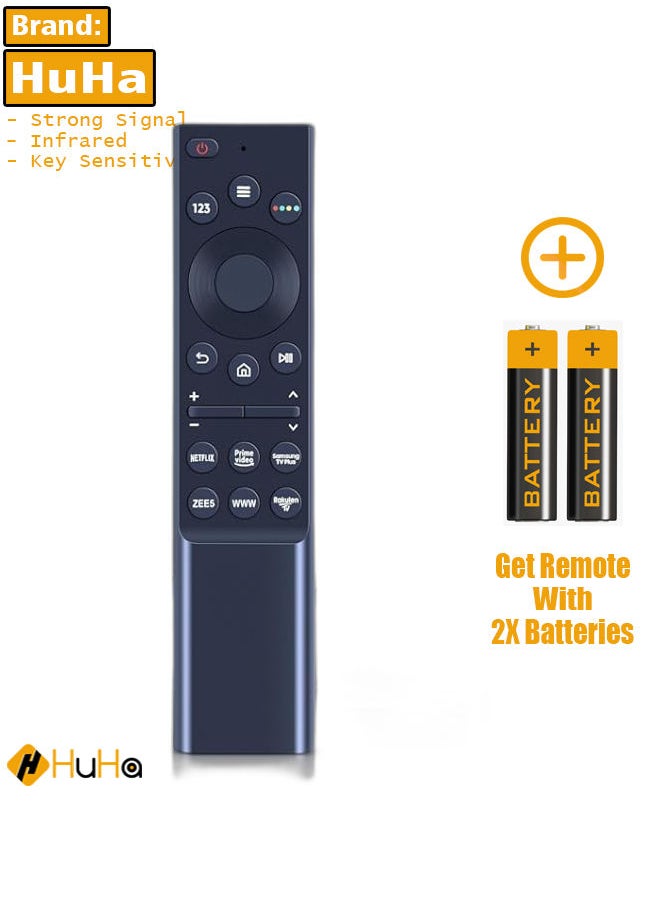 HuHa - Upgraded Universal Remote Control comptiable with Samsong Smart 4K QLED LED NEO UHD HDTV Curved TV, with Netflix Prime video Buttons - Image 1