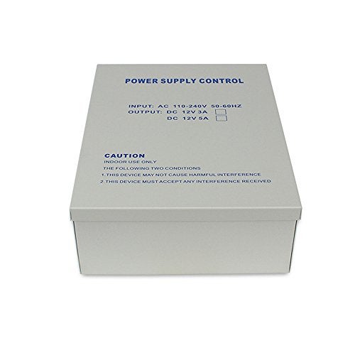 YuHan Power Supply Control for Door Access Entry System AC 110-240V to DC 12V 5A Worldwide Voltage - Image 4