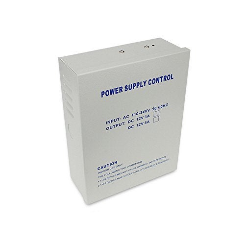 YuHan Power Supply Control for Door Access Entry System AC 110-240V to DC 12V 5A Worldwide Voltage - Image 2