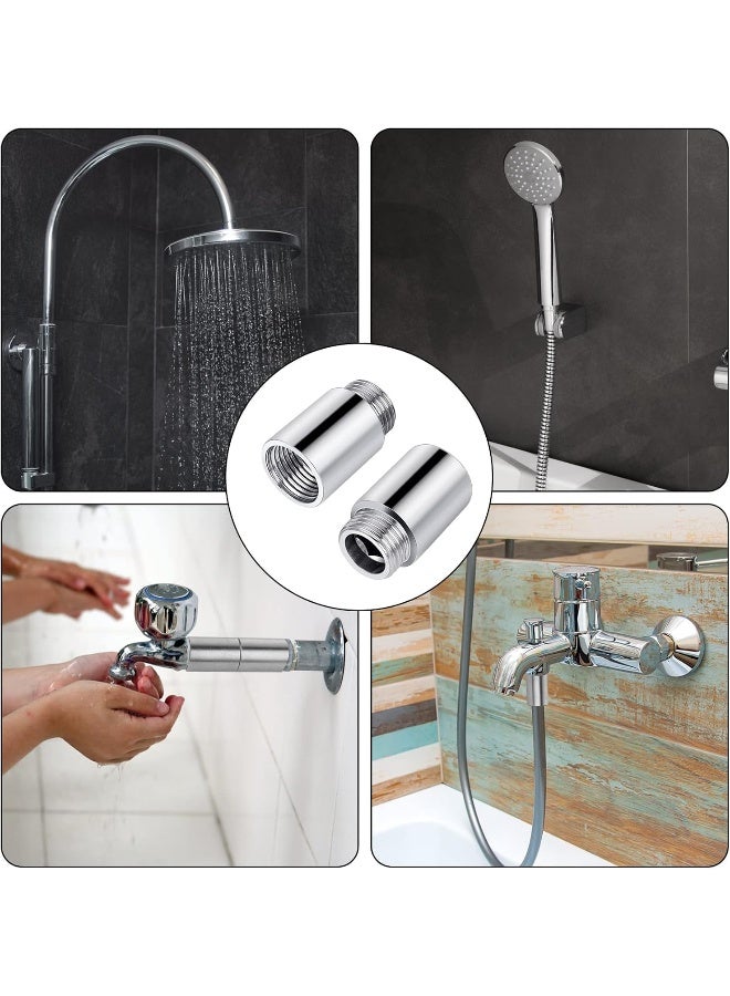 Biella Chrome Extension Nipple Male To Female 1/2", Pack Of 2 Bsp Thread With Teflon Tape Various Sizes For Extension Pipe That Allows To Extend, Extension Of Angle Valves Etc (1/2 X 30Mm) - Image 5