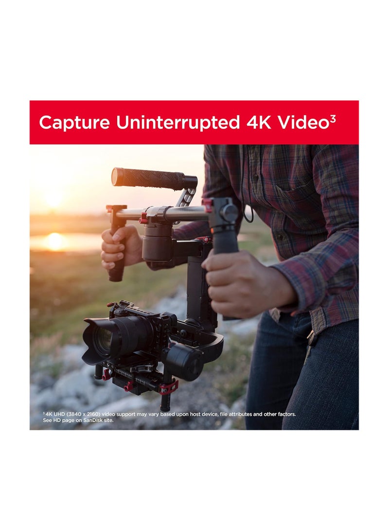 sandisk 512GB Extreme SDXC UHS-I Memory Card - C10, U3, V30, 4K, UHD, SD Card - SDSDXVV-512G-GNCIN - Image 3