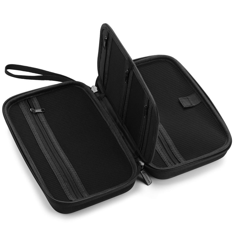 Caseling Hard Case - 9.8â€ x 5.6â€x 2.8â€ - for Universal Electronics/Accessories EVA Protection Hard Travel Organizer Carrying Bag - Black - Image 1