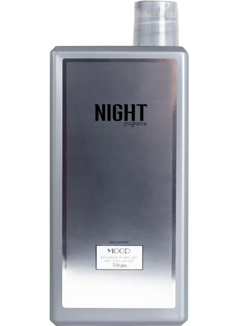 موود مود جل استحمام نايت 750 جم + لوفا متعددة الألوان - Image 2