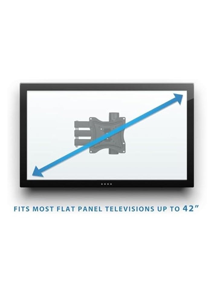 erorex - New LCD TV Wall Mount Bracket with Full Motion Swing Out Tilt and Swivel Articulating Arm for 23-37" Flat Screen Displays with VESA 100 or 200 Mount Patterns - Image 1