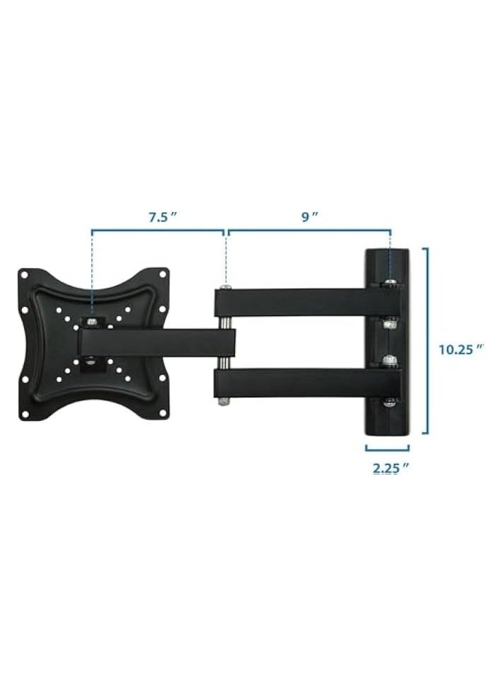 erorex - New LCD TV Wall Mount Bracket with Full Motion Swing Out Tilt and Swivel Articulating Arm for 23-37" Flat Screen Displays with VESA 100 or 200 Mount Patterns - Image 1