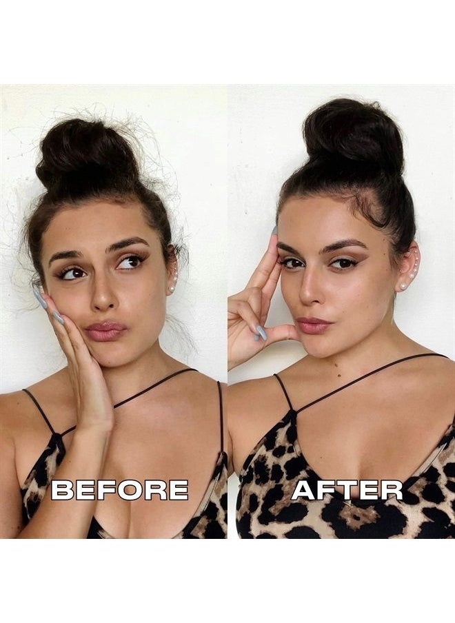 INH Quick Slick Hair Finishing Stick, Peach, Keratin Serum Conditioning Fly Away Tamer Styling Gel, Non-Greasy Flyaway Frizz Control Cream with Avocado and Jojoba, Hydrates and Holds Broken, Edge and  - Image 2