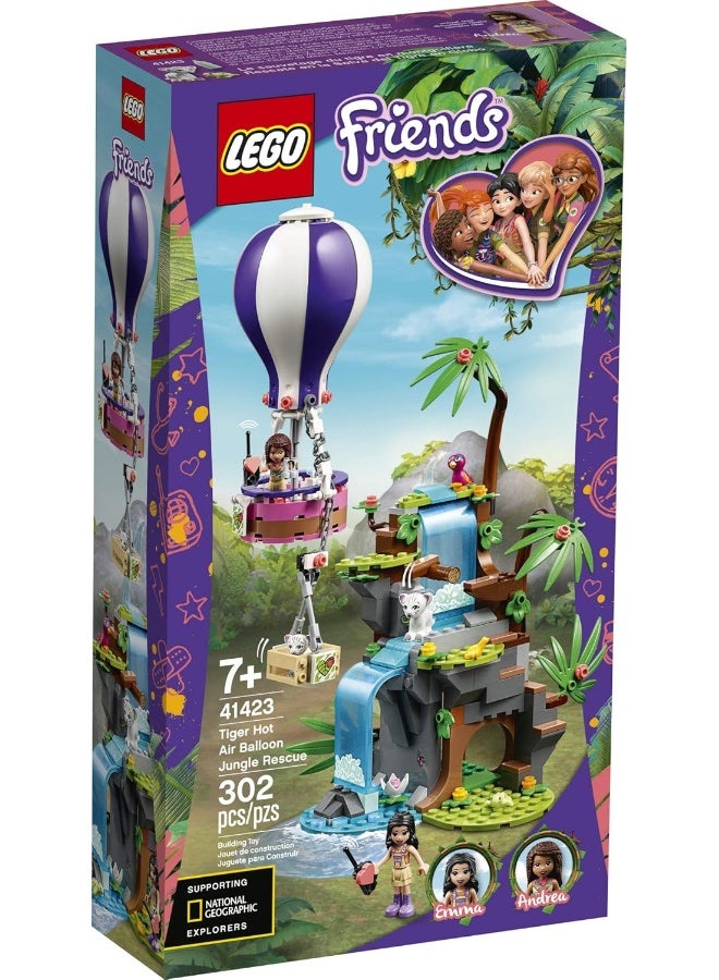 LEGO LEGO Friends Tiger Hot Air Balloon Jungle Rescue 41423 - Image 4