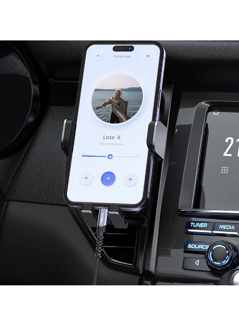 ريتشي كابل صوت Recci RDS-A27 من النوع C إلى AUX مقاس 3.5 مم - Image 3