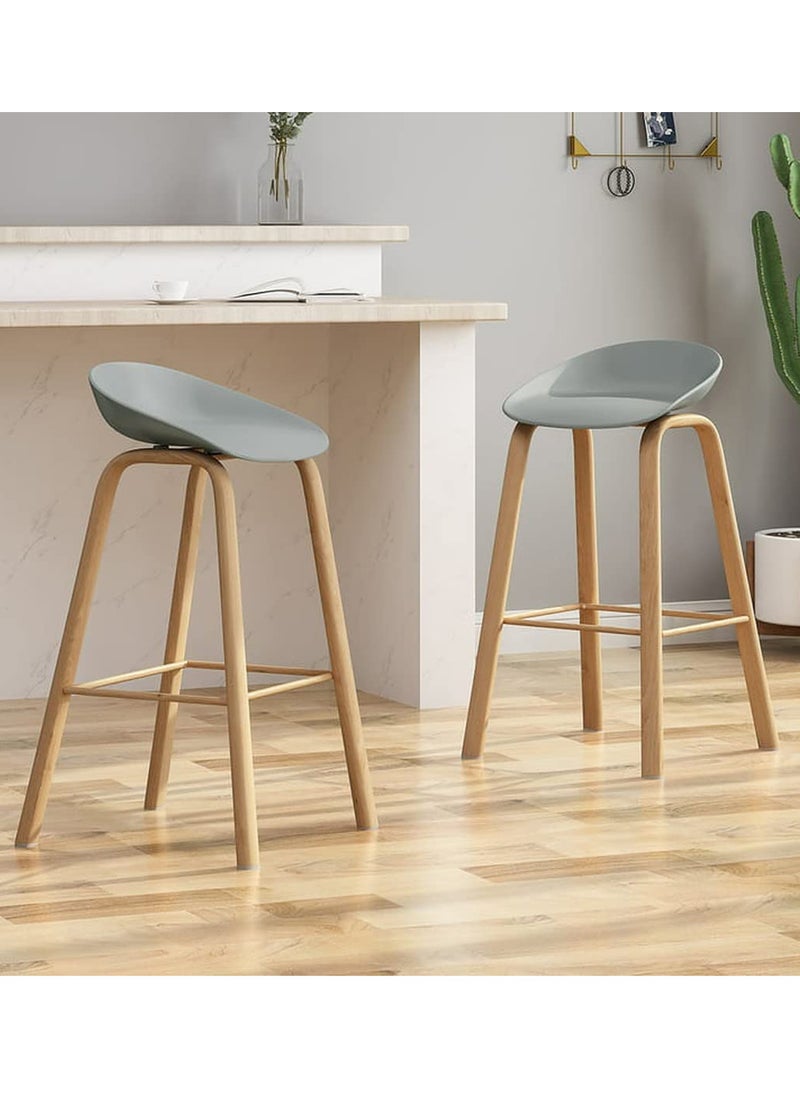 Generic - Set Of 5 Pieces Bar Stools Modern Counter Height Barstools - Image 1