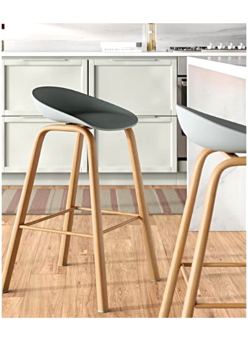 Generic - Set Of 5 Pieces Bar Stools Modern Counter Height Barstools - Image 1