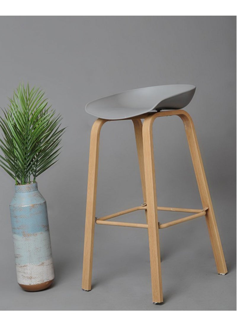 Generic - Set Of 5 Pieces Bar Stools Modern Counter Height Barstools - Image 1