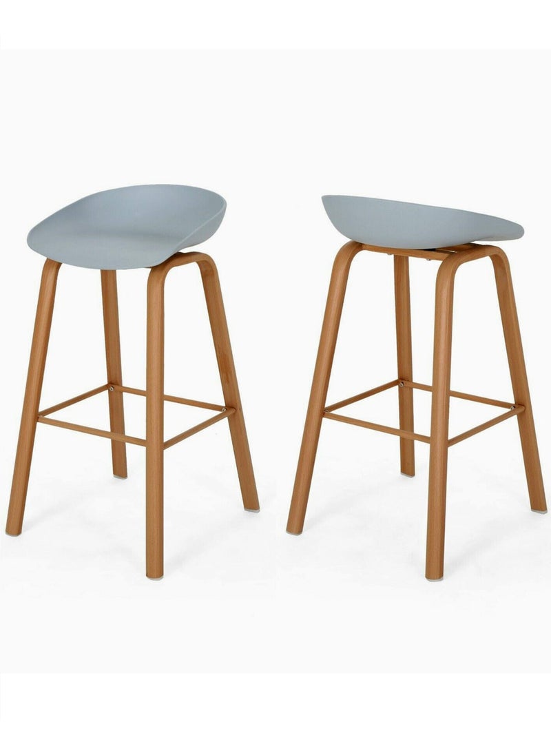 Generic - Set Of 5 Pieces Bar Stools Modern Counter Height Barstools - Image 1