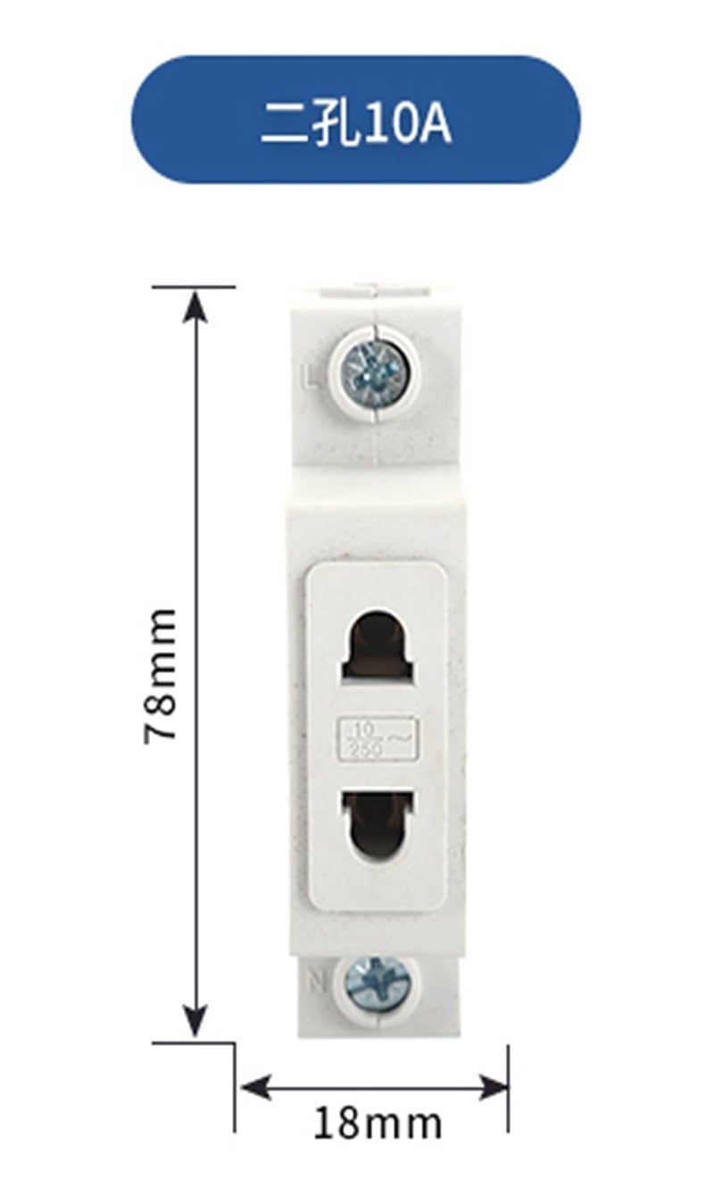 AC30 Relay Contactor Modular Circuit Breaker 16A Rail Type 10A 2hole 10a Distribution Box - Image 3