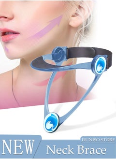 DUNISO Neck Stretcher,Neck Brace,360 Degree Adjustable Neck Support. Ergonomic Cervical Traction Device for Aligning Neck. Neck Posture Corrector for Neck Pain Relief, Spinal Decompression  - Image 1