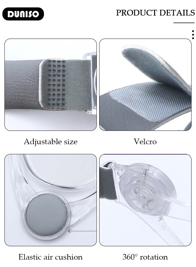 DUNISO نقالة الرقبة، دعامة للرقبة، دعم للرقبة قابل للتعديل 360 درجة. جهاز جر عنق الرحم المريح لمحاذاة الرقبة. مصحح وضعية الرقبة لتخفيف آلام الرقبة وتخفيف الضغط على العمود الفقري - Image 5