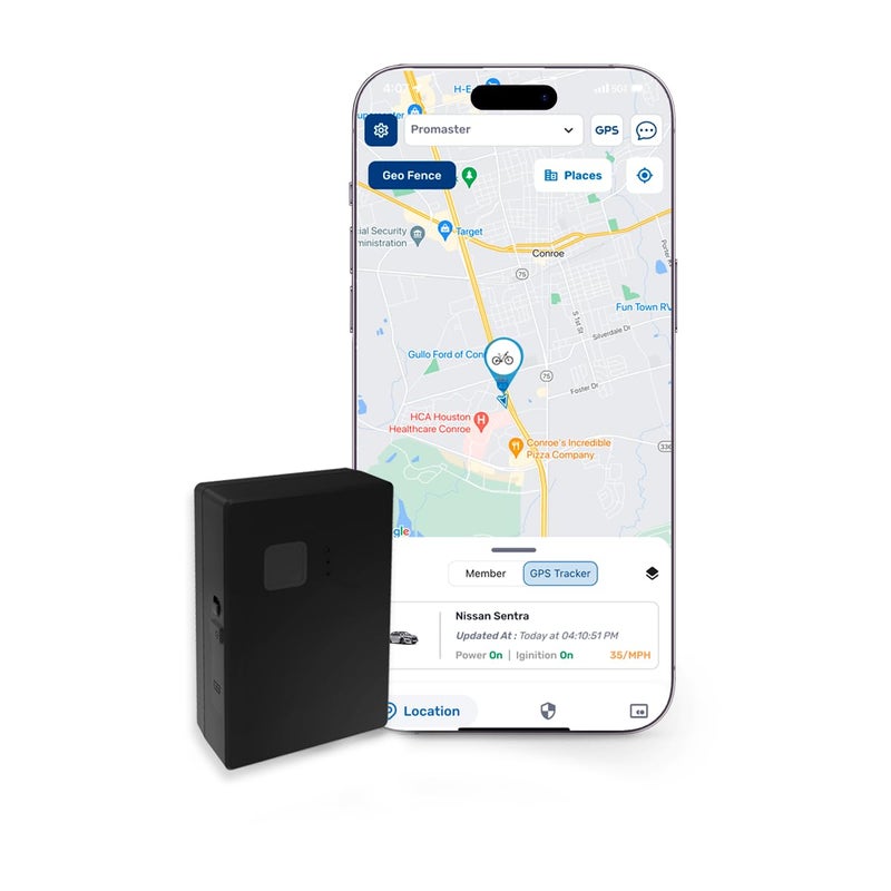 AutoSky GPS Tracker - AutoSky - Portable, Compact and Durable Motorcycle and Car Tracker - Splashproof - Built-in Magnet - 4G LTE Real-Time - Car Trackers for Vehicles, Assets, Fleet. Subscription is Required - Image 1