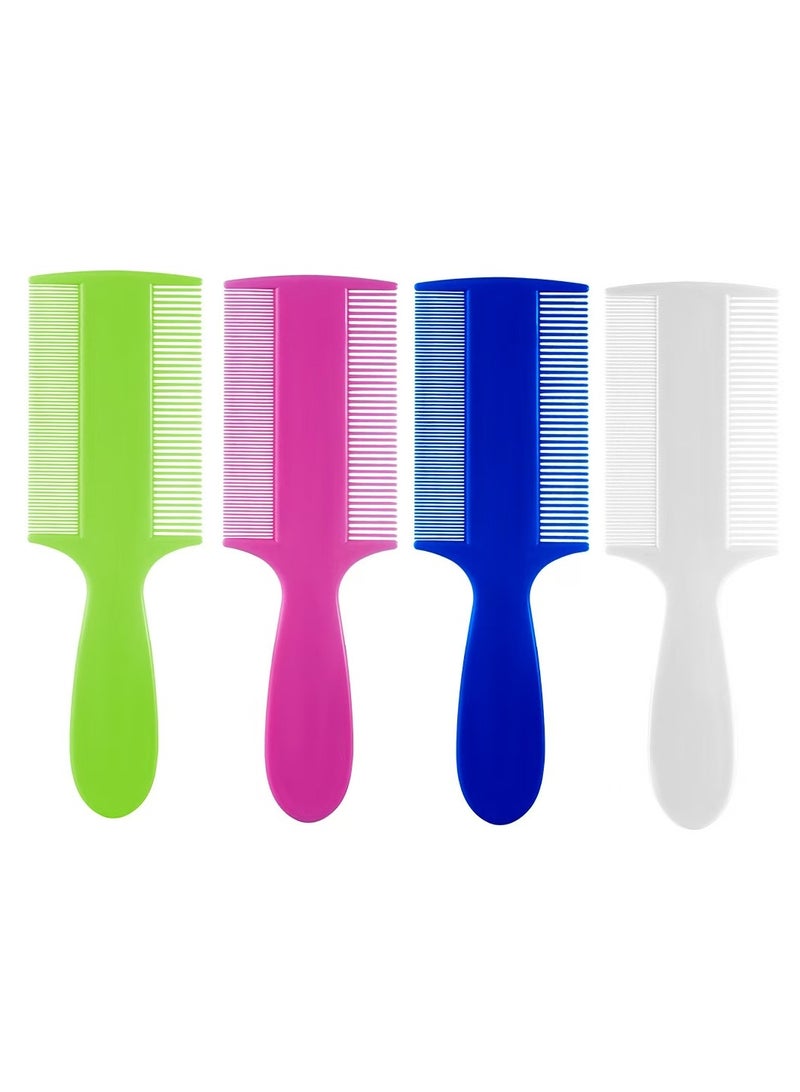 Generic 4 pieces double-sided comb, hair combing comb, anti-dandruff fine-tooth comb  - Image 1
