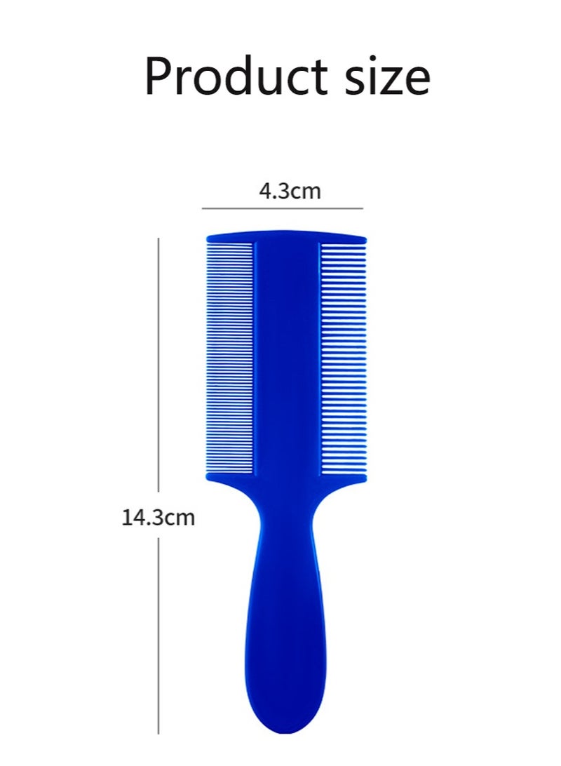 Generic 4 pieces double-sided comb, hair combing comb, anti-dandruff fine-tooth comb  - Image 3