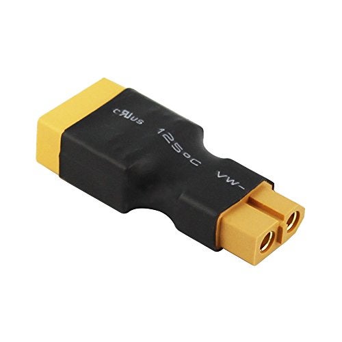 OliYin 3pcs XT90 Male to XT60 Female Connector Converter Adaptor for LiPo Electric Quad/ESC(Pack of 3) - Image 3