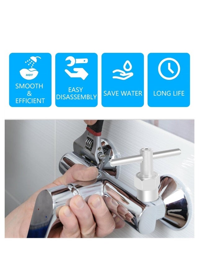 1222 Replacement Cartridge, Faucet Quick Opening Copper Valve Core, Retainer Clip, Leak-Proof Shower Faucet Repair Kit, Brass Bathtub Shower Valve Parts - Image 2