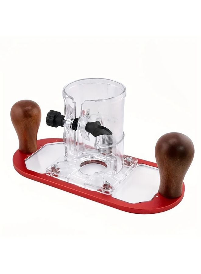 Red Trimming Machine Router Base Anti Slip Stabilizer 6 5mm Inner Diameter Woodworking Tool - Image 1