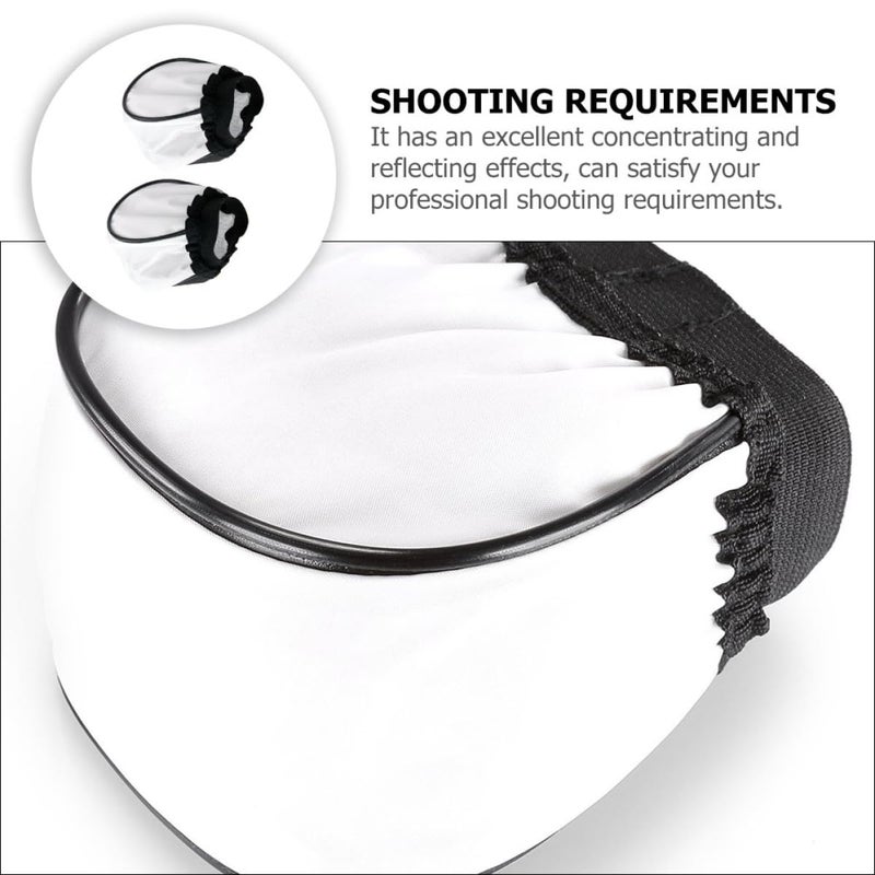 White Soft Flash Diffuser Cover 2pcs Professional Cloth Light Shade For DSLR Photography Lighting - Image 3