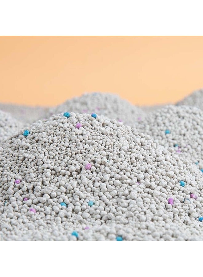 Cat Litter Multiple Cat Clumping Ball-Shaped Fresh Scented Bentonite Formula 10L (2pcs Lemon) - Image 2