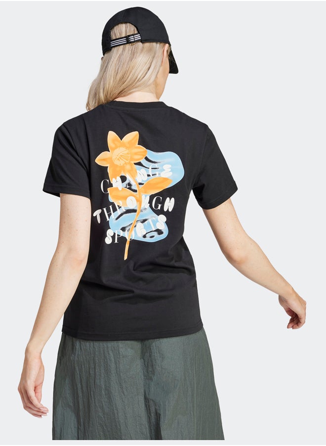 Adidas Flower Pack Graphic T-Shirt  - Image 3