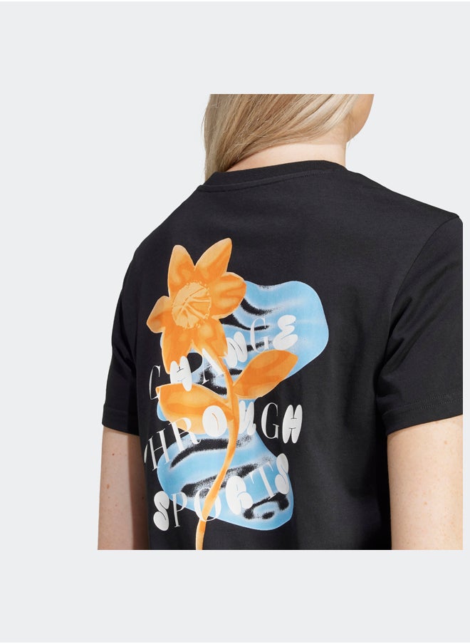 Adidas Flower Pack Graphic T-Shirt  - Image 5