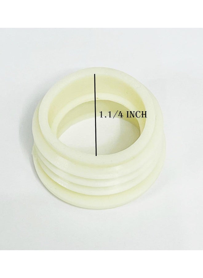 Biella 2Pcs White Silicone Reducer Bush (1.1/2 X 1.1/4) - Image 3